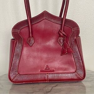 VTG Deborah Lewis Italian Leather Handbag